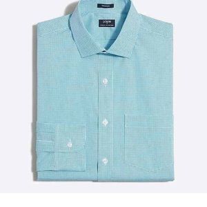 J Crew 80s 2-ply wrinkle free button down shirt